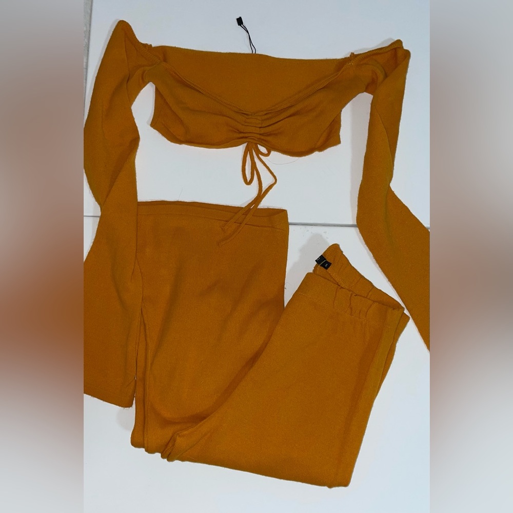 Orange two piece set